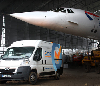 PTS Van and a plane